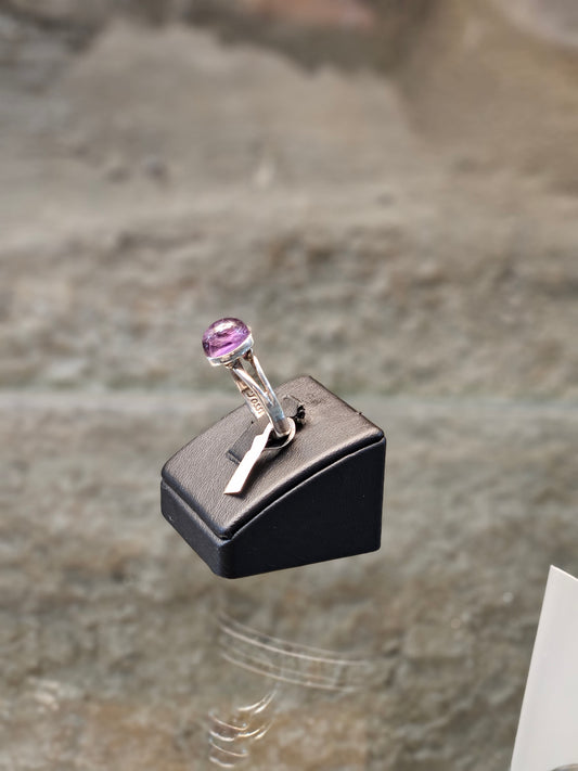 Sterling Silver Amethyst Ring – Symbol of Wisdom & Inner Peace by Yossi Sagi