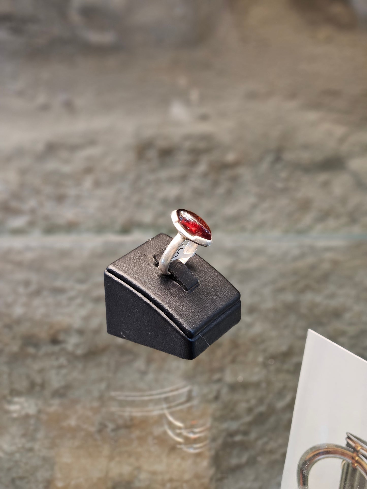 Sterling Silver Garnet Ring – Symbol of Passion & Protection by Yossi Sagi