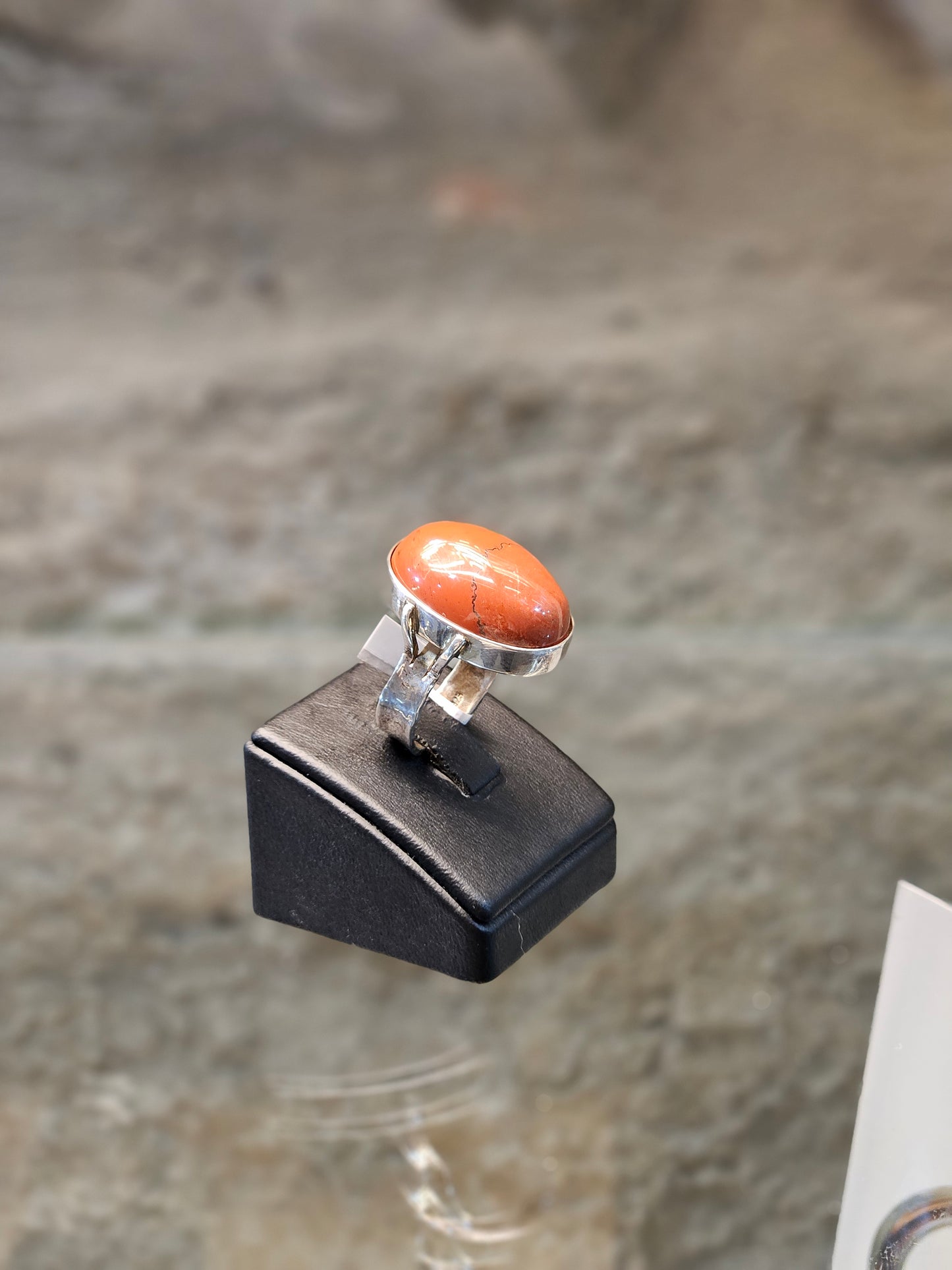 Sterling Silver Red Jasper Ring – Symbol of Strength & Vitality by Yossi Sagi
