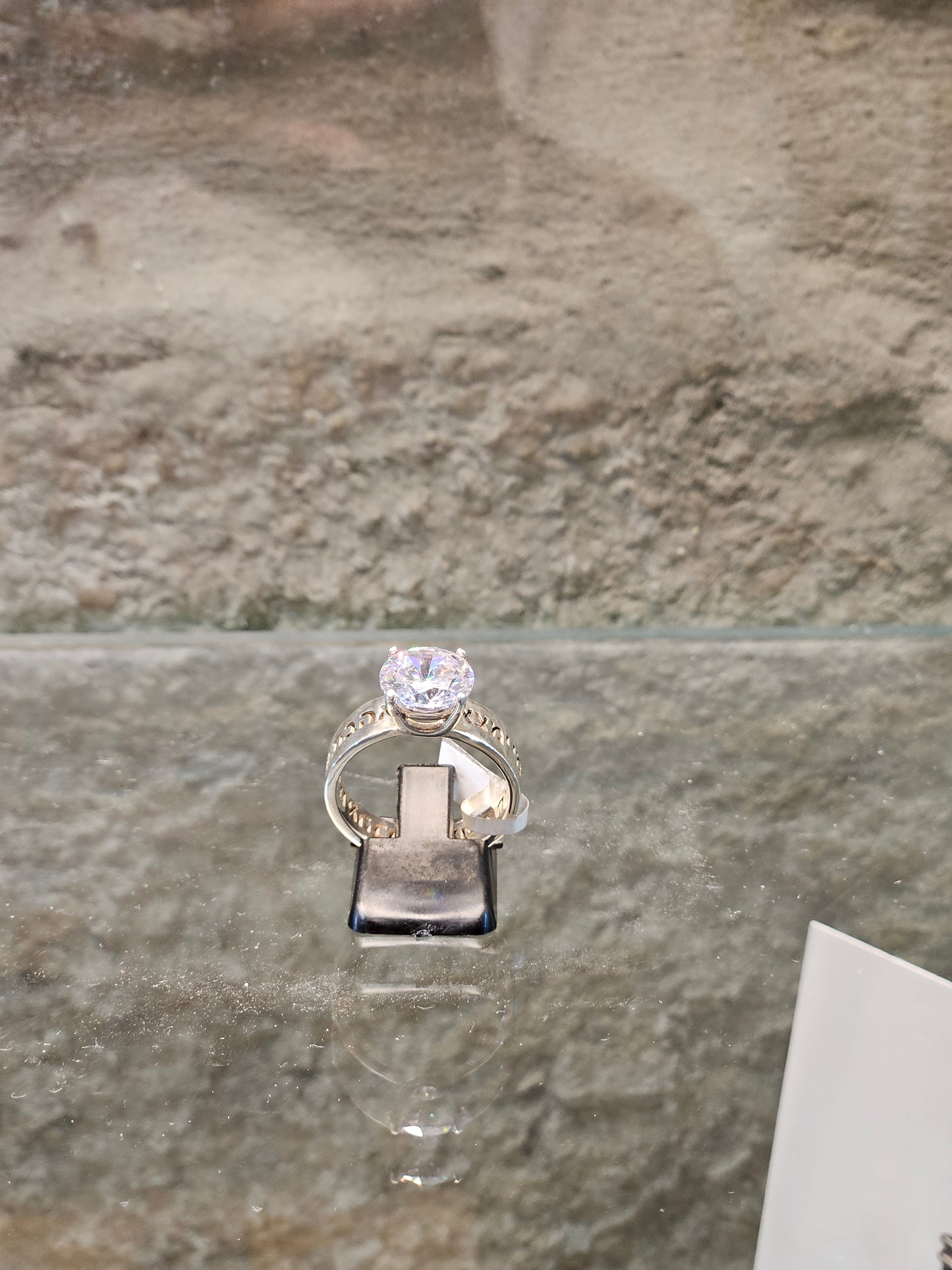 "Eshet Chayil" Sterling Silver Ring with Gemstone – by Yossi Sagi