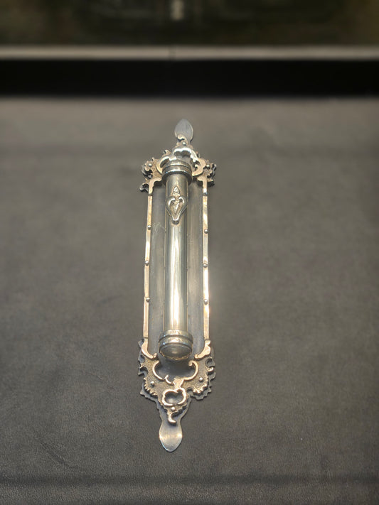 Asymmetrical Sterling Silver Mezuzah – Symbol of Individuality & Blessing by Yossi Sagi