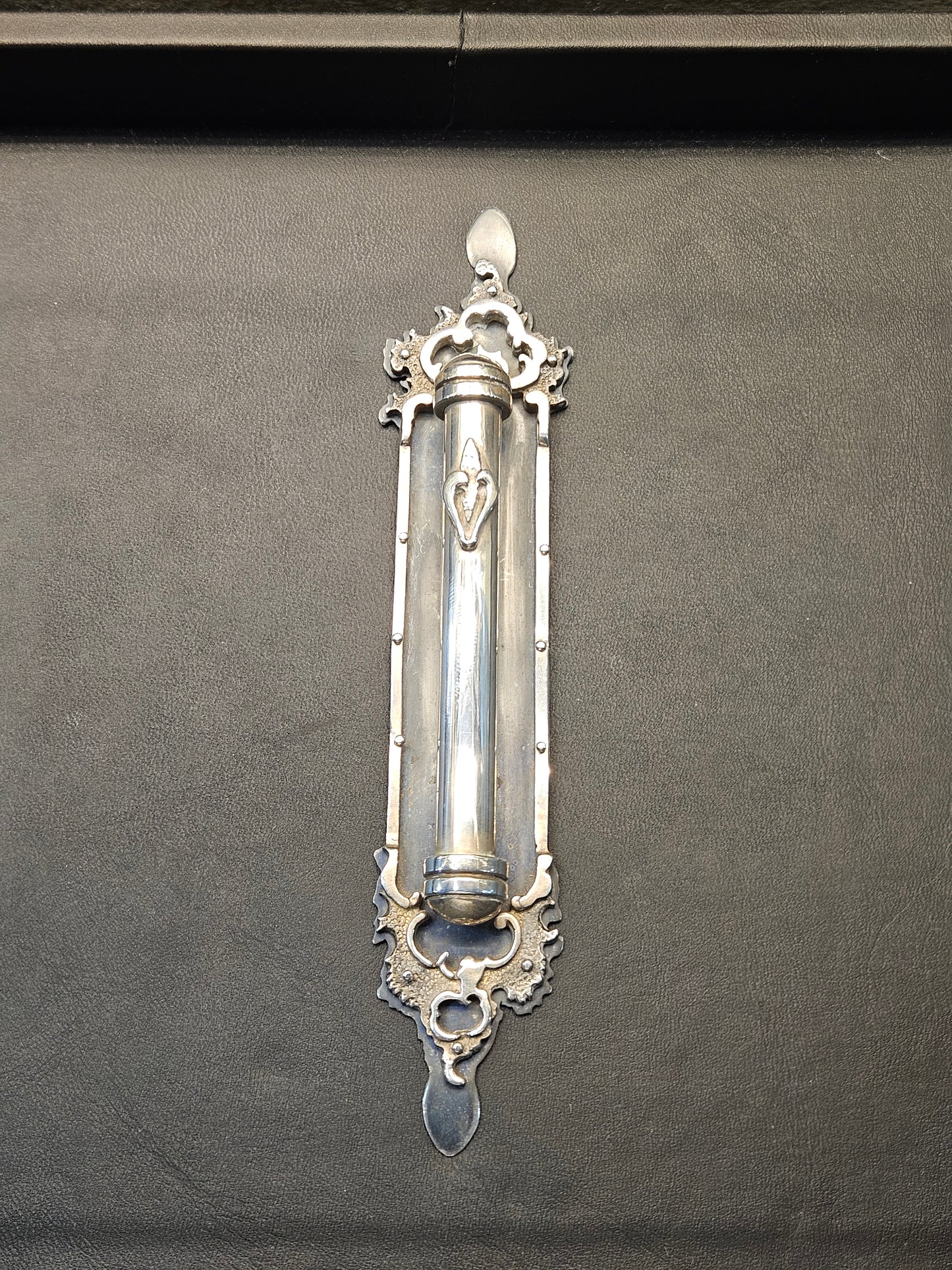 Asymmetrical Sterling Silver Mezuzah – Symbol of Individuality & Blessing by Yossi Sagi