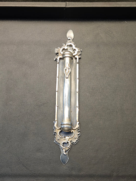 Asymmetrical Sterling Silver Mezuzah – Symbol of Individuality & Blessing by Yossi Sagi