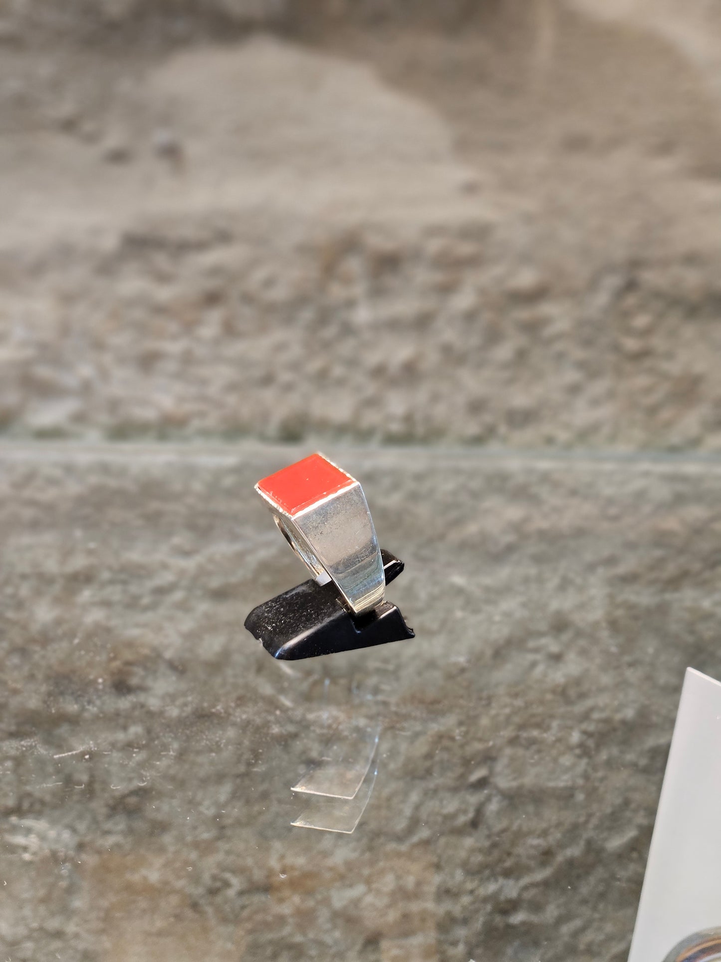 Sterling Silver Signet Ring with Custom Gemstone – by Yossi Sagi