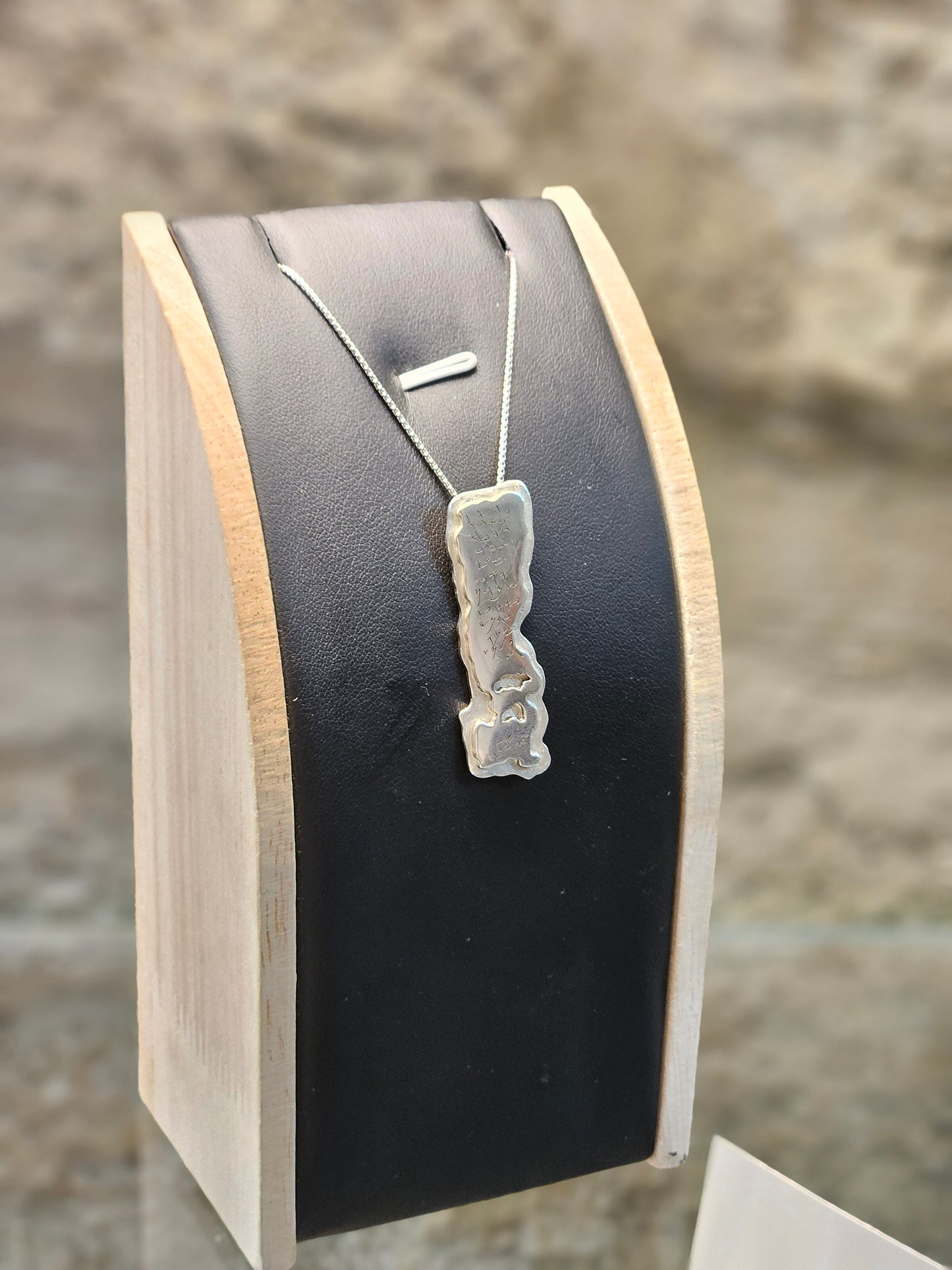 Ancient Hebrew Priestly Blessing Pendant – Sterling Silver by Yossi Sagi