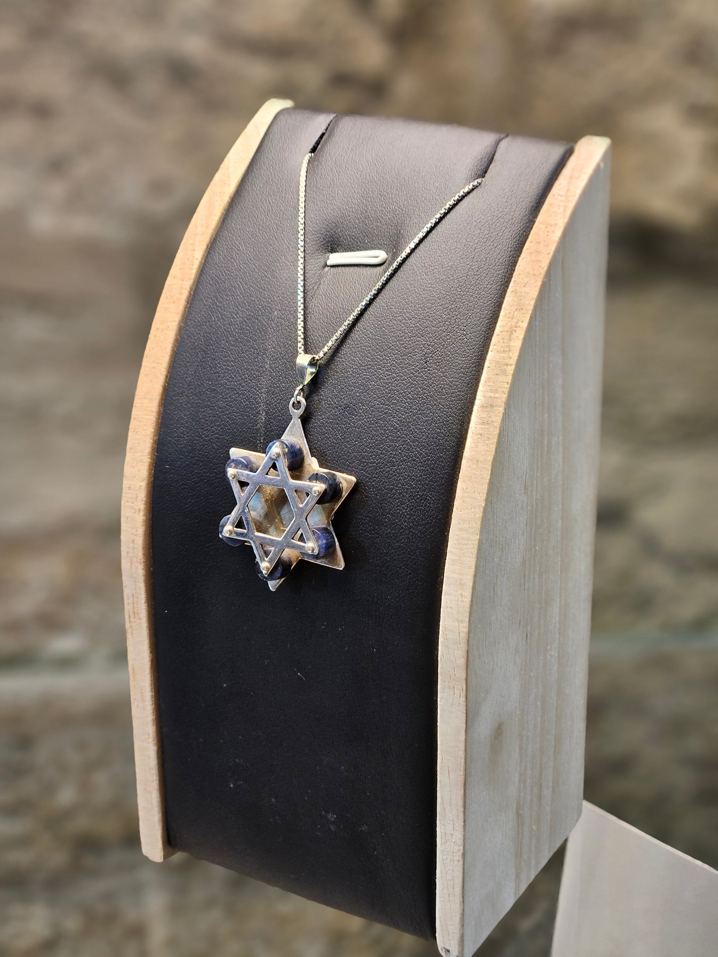 Floating Double Star of David Pendant – Spiritual Sterling Silver Jewelry by Yossi Sagi