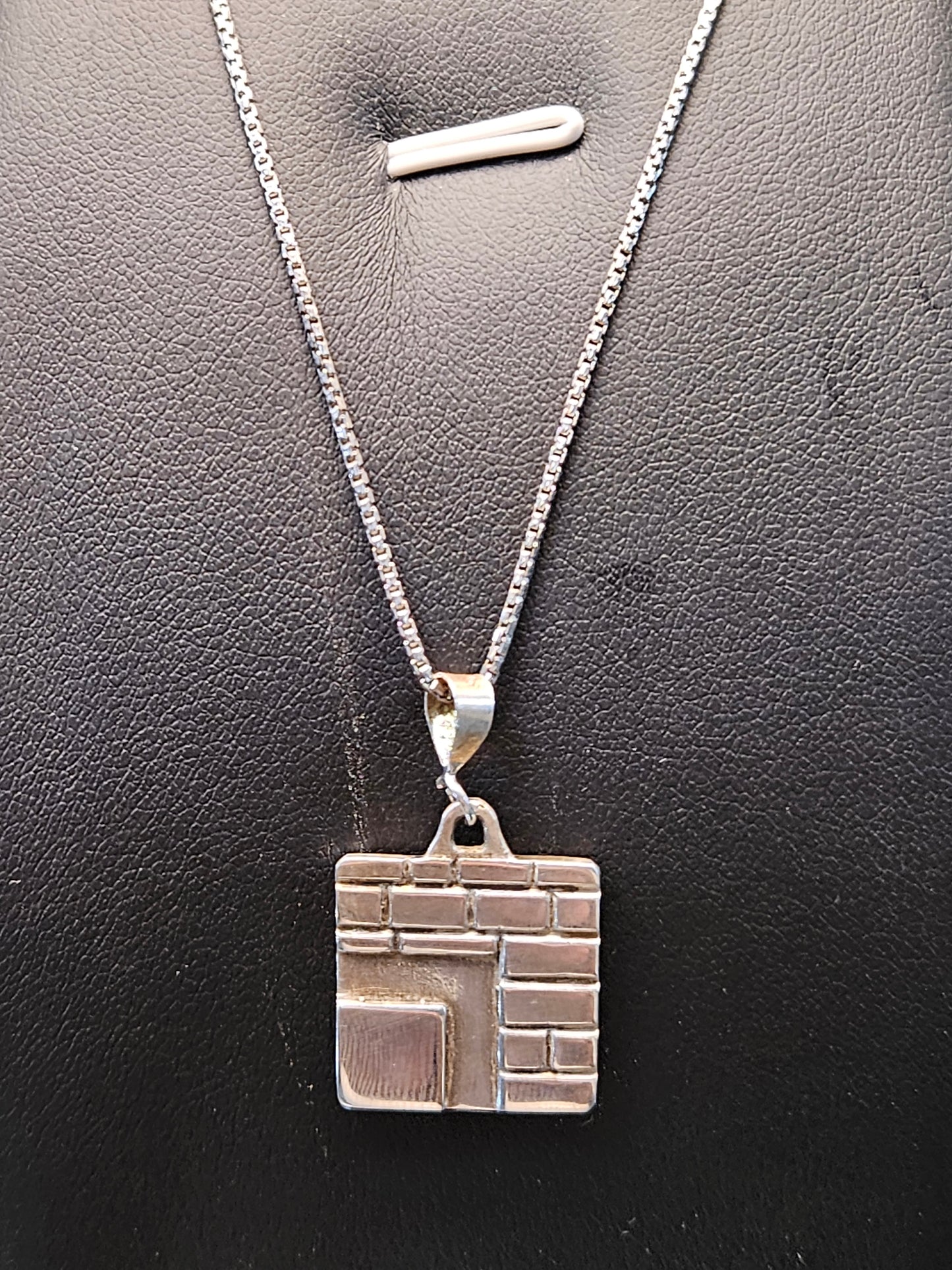 Tetragrammaton Pendant in Western Wall Style – Sterling Silver by Yossi Sagi