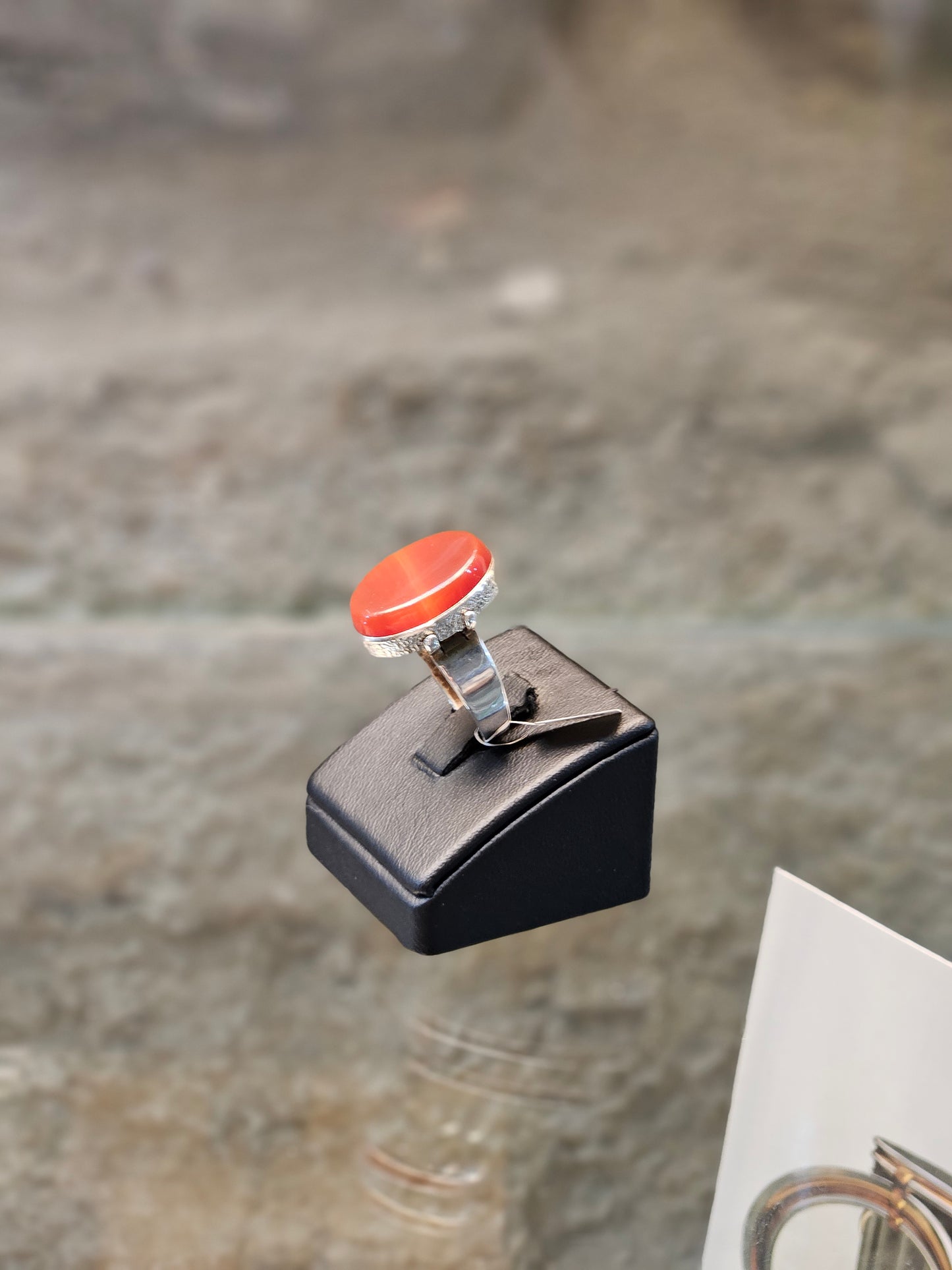 Sterling Silver Red Jasper Ring – Symbol of Strength & Vitality by Yossi Sagi