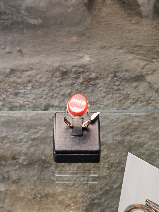 Sterling Silver Red Jasper Ring – Symbol of Strength & Vitality by Yossi Sagi