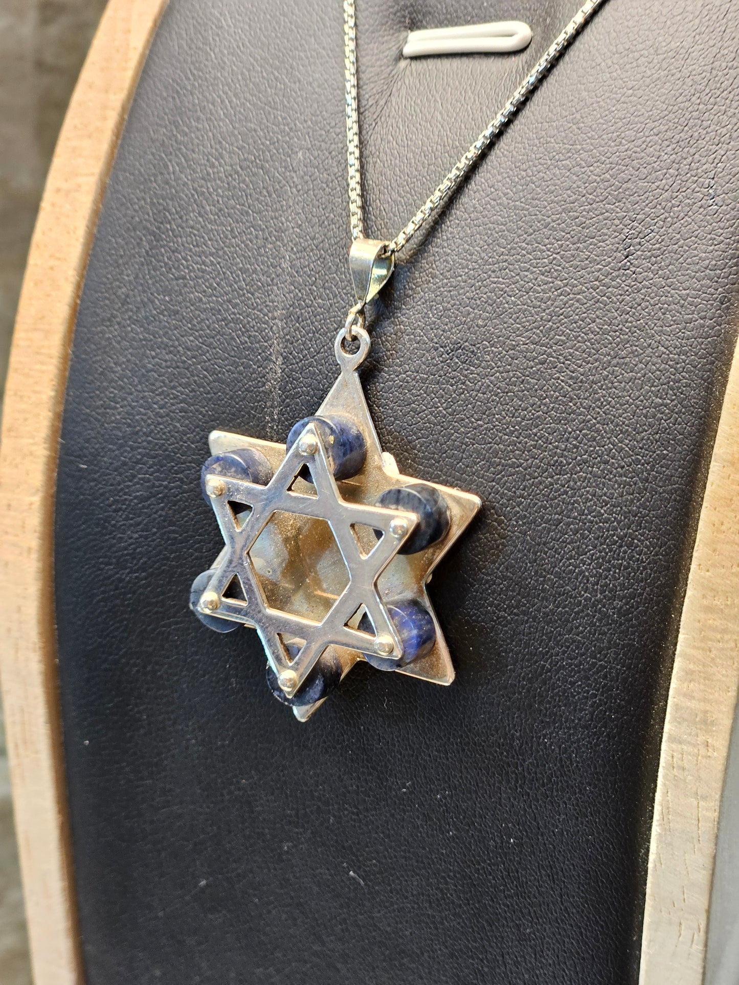 Floating Double Star of David Pendant – Spiritual Sterling Silver Jewelry by Yossi Sagi