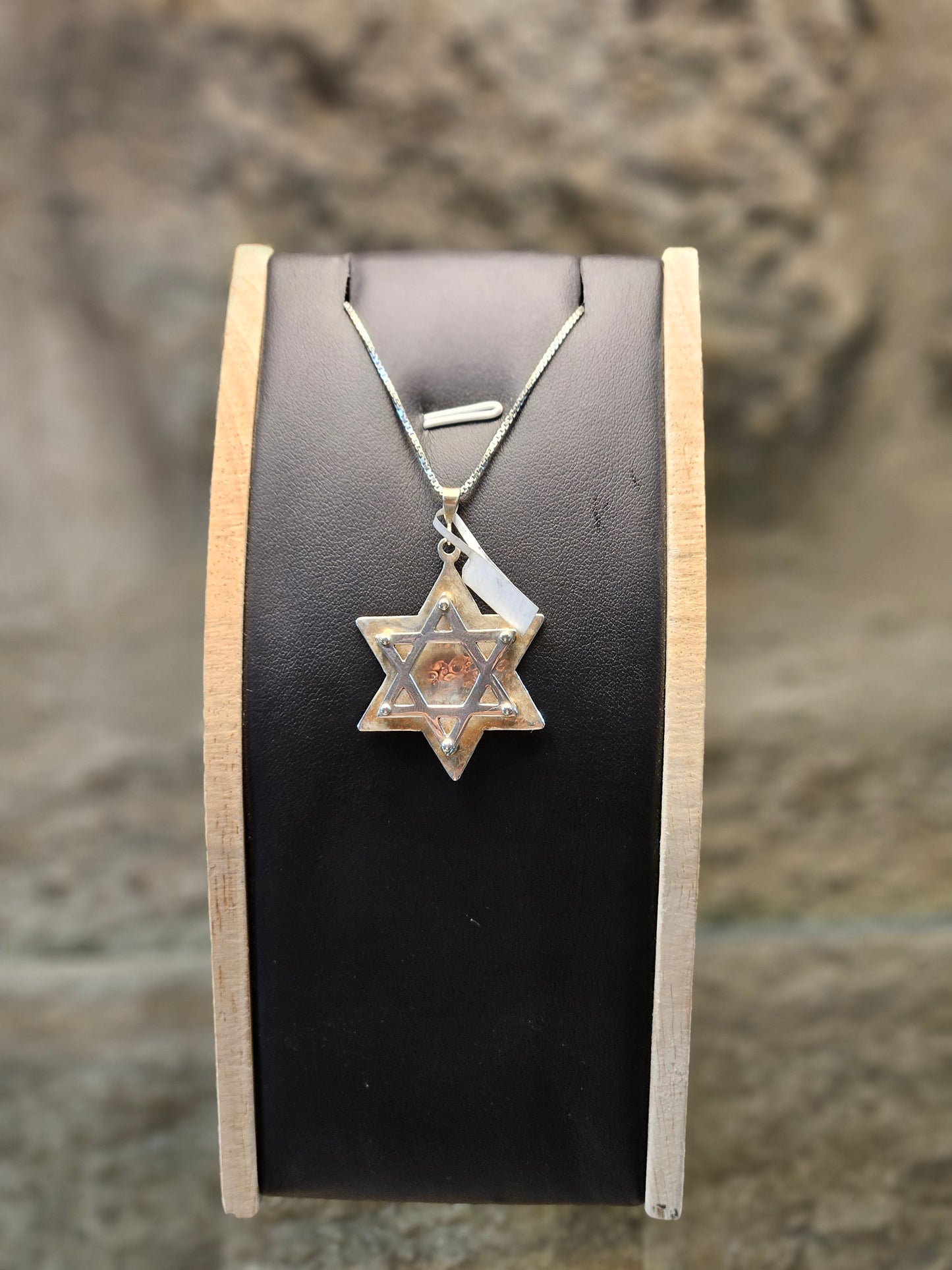 Floating Double Star of David Pendant – Spiritual Sterling Silver Jewelry by Yossi Sagi