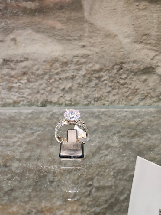 "Eshet Chayil" Sterling Silver Ring with Gemstone – by Yossi Sagi