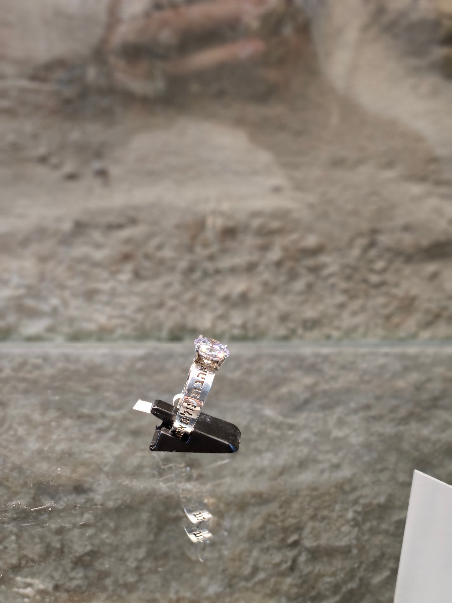 "Eshet Chayil" Sterling Silver Ring with Gemstone – by Yossi Sagi