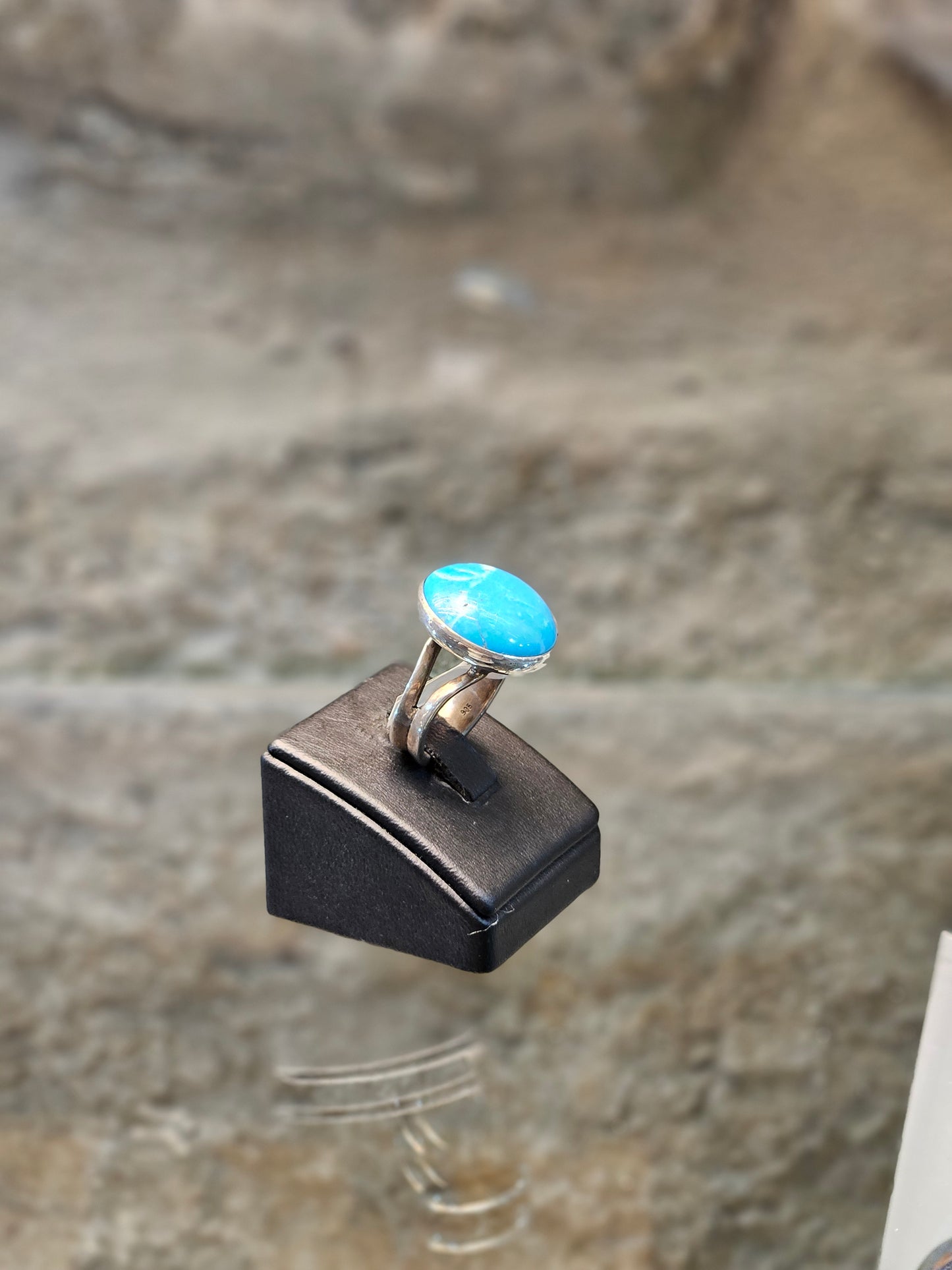Sterling Silver Turquoise Ring – Symbol of Protection & Inner Peace by Yossi Sagi